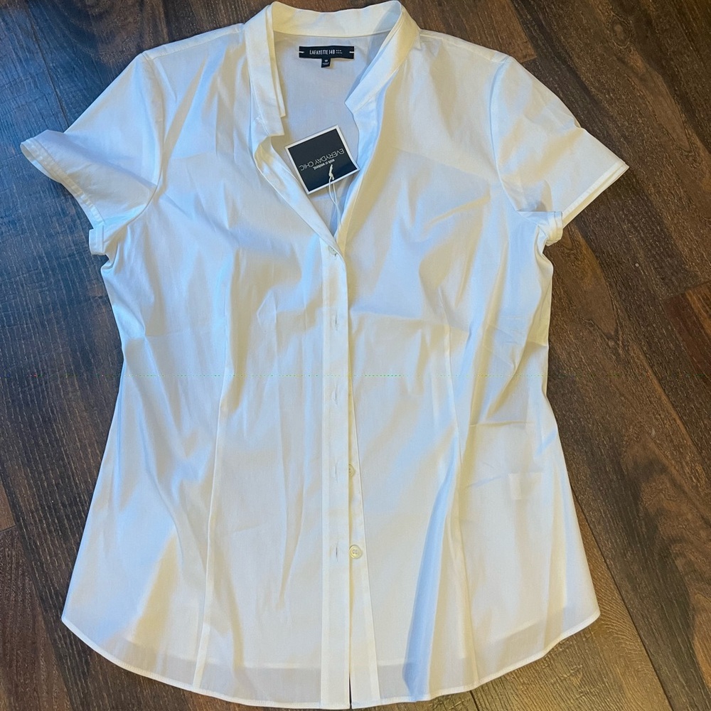 Lafayette 148 Poplin Shirt